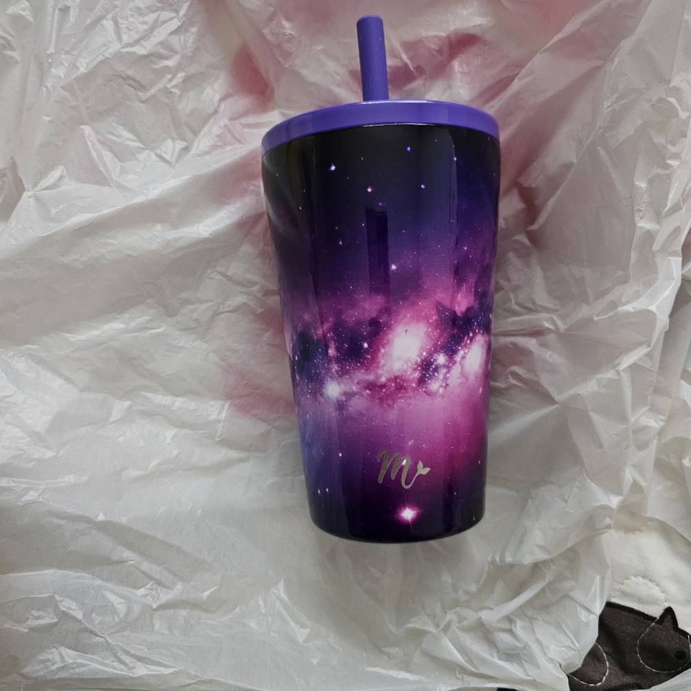 Nebula Design 14 Oz. Tumbler with Straw